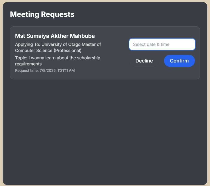 Track Your Meeting Requests