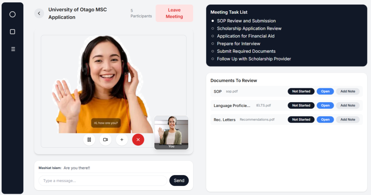 Seamless Video Consultations